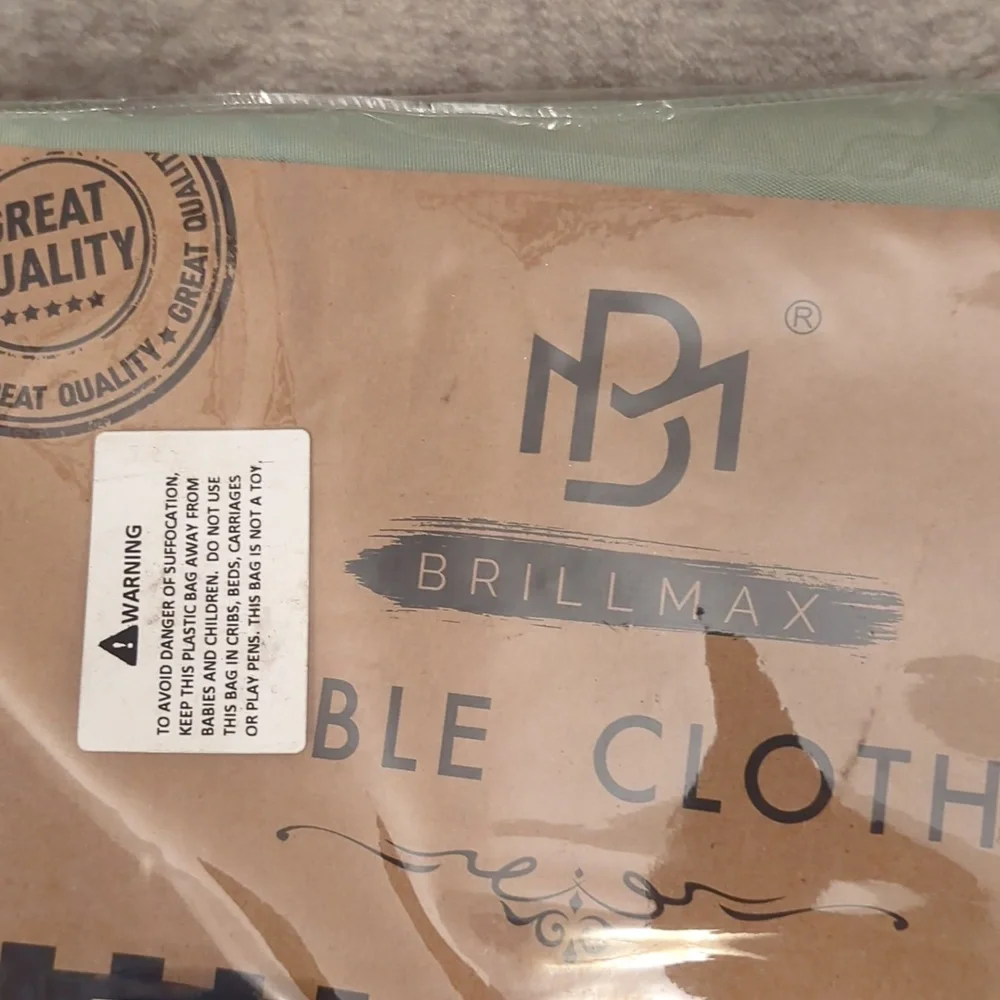 BRILLMAX 4 Pack Sage Green Round Tablecloths 120 Inch for 60” Tables - 150 GSM P